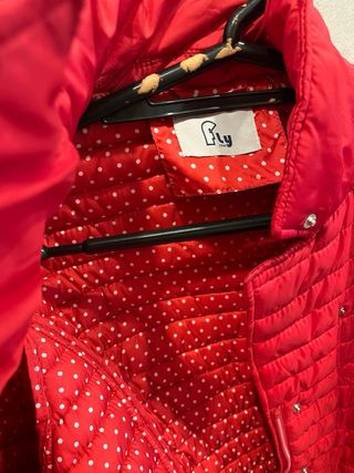 Cazadora ligera roja