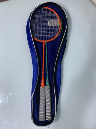 Juego 2 raquetas bádminton + bolsa de transporte