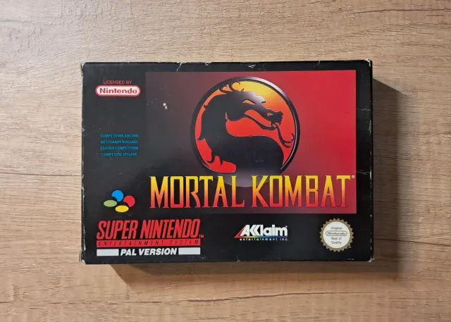 Mortal Kombat Super Nintendo SNES PAL