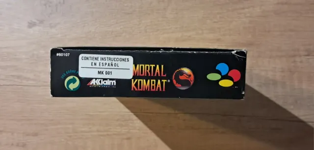 Mortal Kombat Super Nintendo SNES PAL