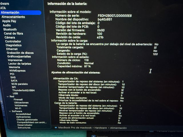 MacBook Pro 16 M3 Pro 18GB 512GB Garantía