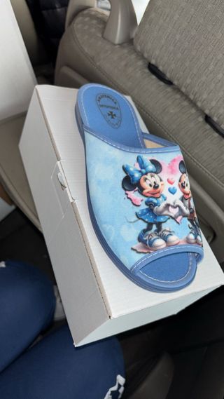 Zapatillas de casa Minnie y Mickey Mouse