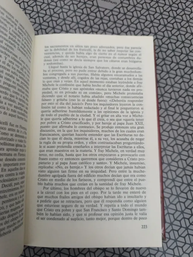 El nombre de la rosa (Narrativa Actual)