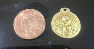 Colgante Medalla Oro 18K