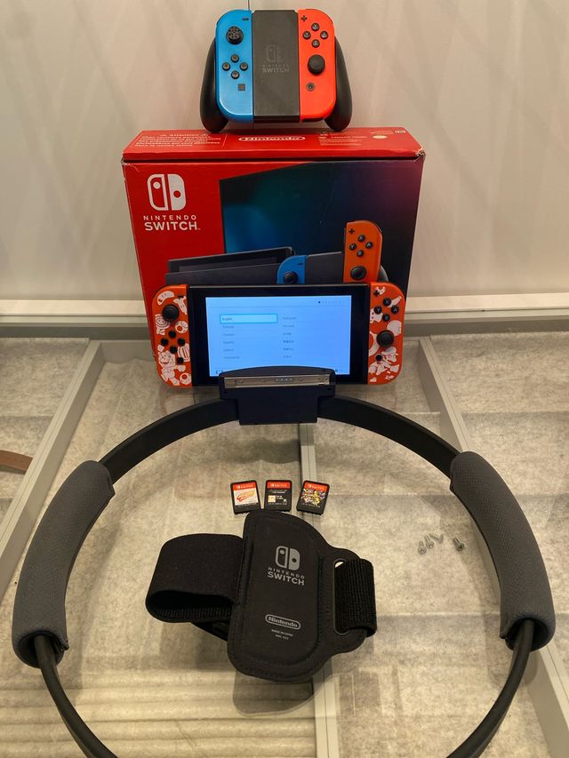 Nintendo Switch v2  con accesorios y juegos