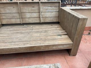 Conjunto Muebles Madera de Acacia