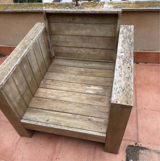 Conjunto Muebles Madera de Acacia