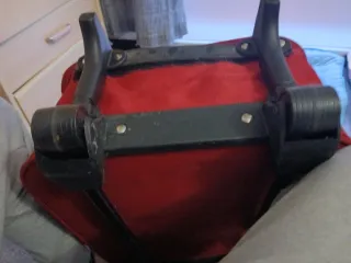 Maleta y neceser rojo