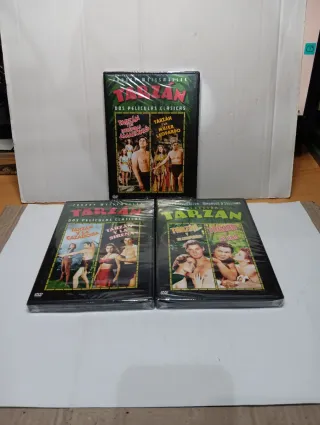Lote 3 DVDs Dobles Tarzán Clásicas