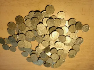 170 monedas 5 pesetas variadas