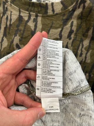 Camiseta Carhartt Manga Larga Camuflaje Talla L