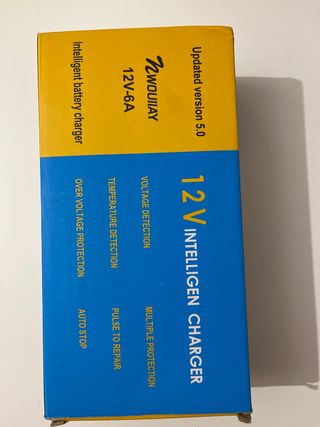 Cargador Batería Coche/Moto 12V