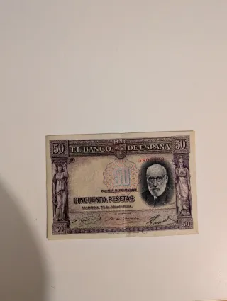 Billetes Segunda Republica Española y Dictadura
