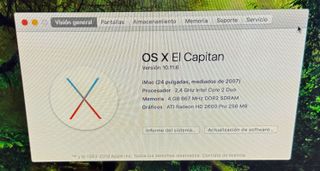 iMac 24 2007 | 2.4 GHz | 4GB RAM | 128GB SSD