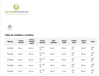 Silla de ruedas plegable Caneo Basic