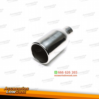 COLA ESCAPE INOX REDONDA DE 110 MM CON BORDE REDO