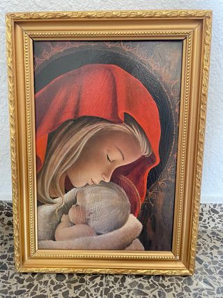 Cuadro Virgen y Niño Jesús