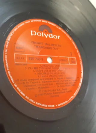 Disco Yngwie Malmsteen Rising Force 1984