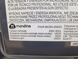 Microondas Mandine Mmg25b Inox