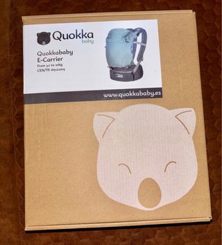 Mochila Portabebés Quokkababy E-Carrier Mint