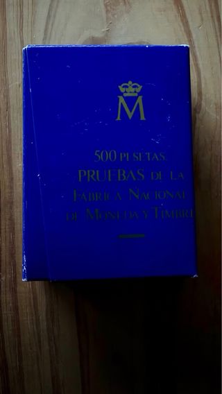 Estuche monedas  500 pesetas  PRUEBAS