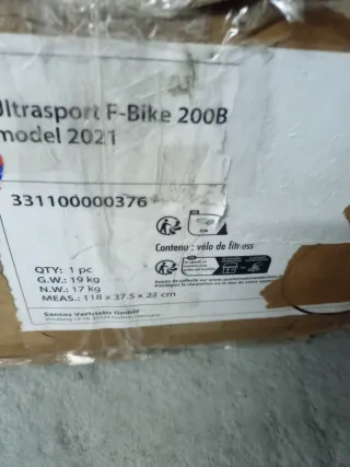 Bicicleta Estática F-BIKE Plegable