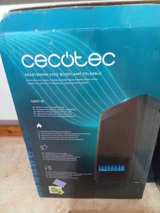 Estufa Cecotec Negra