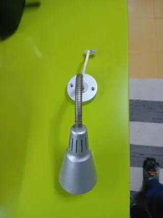 Foco IKEA V1021 Plata/Blanco