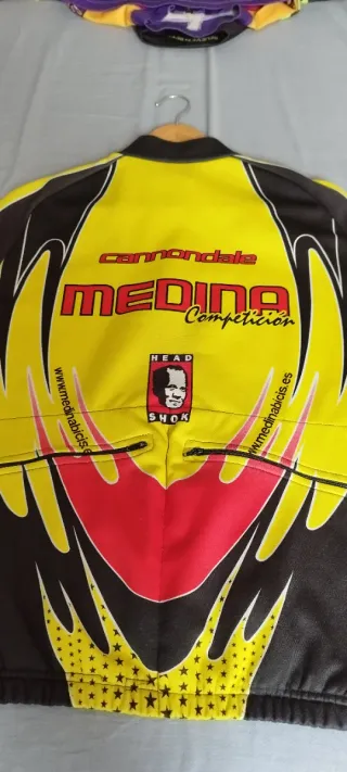 Maillot Ciclismo Medina Competición Amarillo