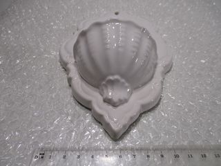 NO ENVÍO - PILA AGUA BENDITA ANTIGUA BARROCA 22 cm