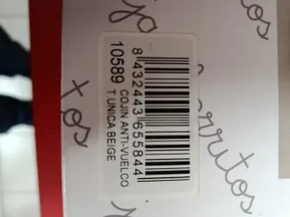 Cojín antivuelco de Gamberritos color beig