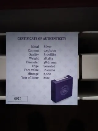 Malta 2022 Reina 10€