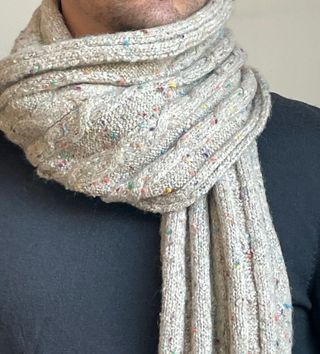 Bufanda Beige Multicolor