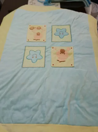 Chichonera y colcha cuna bebé