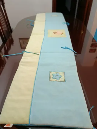 Chichonera y colcha cuna bebé