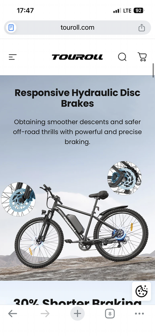 Bici Eléctrica 250W NM DE 55 150km 7 Velocidades