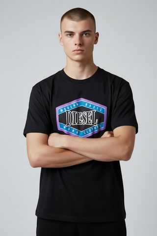 Camiseta Diesel T-Diegore Negra Talla M