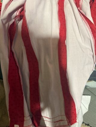 Vestido Flamenca Niña Talla 6 Rojo