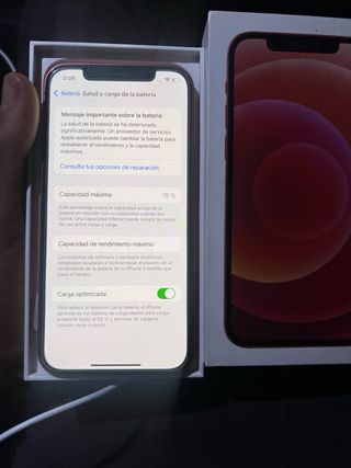 iPhone 12 Rosso con Scatola