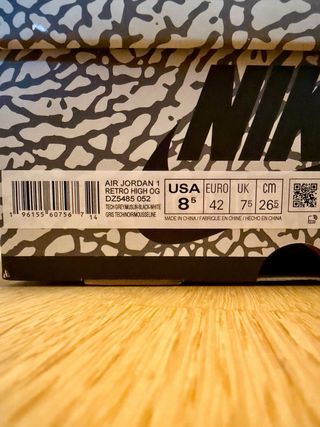 Jordan 1 High White Cement