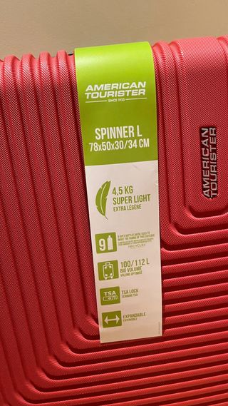 Maleta Grande American Tourister Roja L Spinner