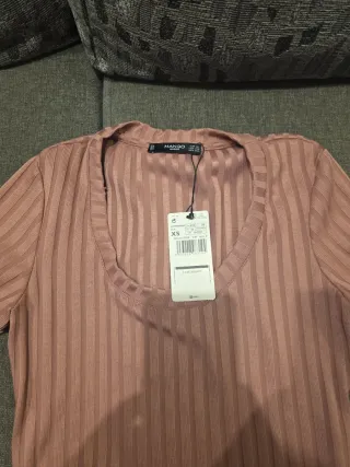 Suéter Mango Rosa Talla S