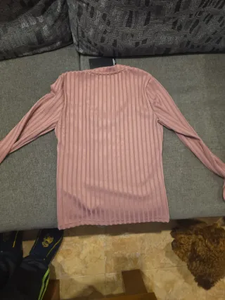 Suéter Mango Rosa Talla S