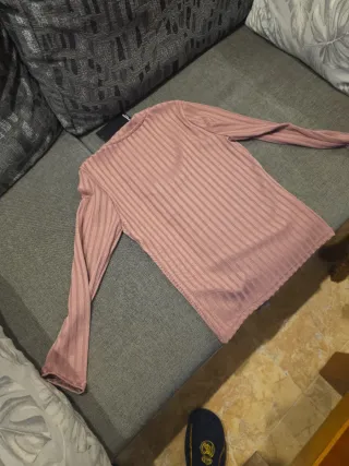 Suéter Mango Rosa Talla S