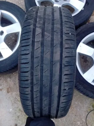 Juego 4 Llantas Aluminio Coche con neumaticos