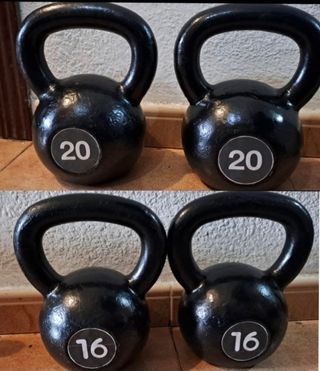 2 PESAS RUSAS DE 12KG 16KG 20K 8K KETTLEBELLS 12KG
