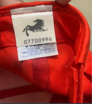 Cappello Ferrari Fila Rosso