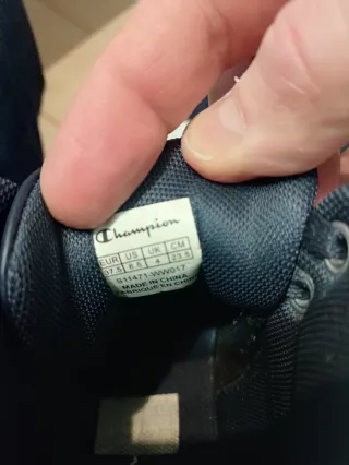 Zapatillas Champion altas blancas y rosas