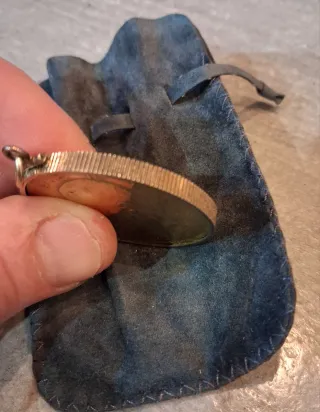 Medaglia Dollaro Placcata Oro Commemorativa