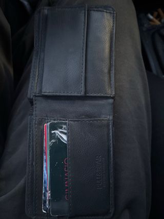 Cartera Cuadros Negro Gris